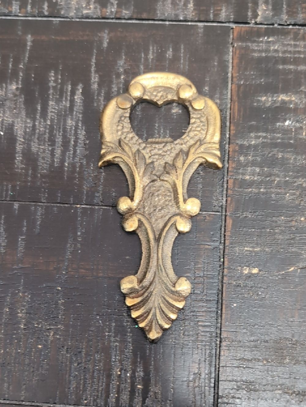 Vintage Brass French Victorian Bottle Opener